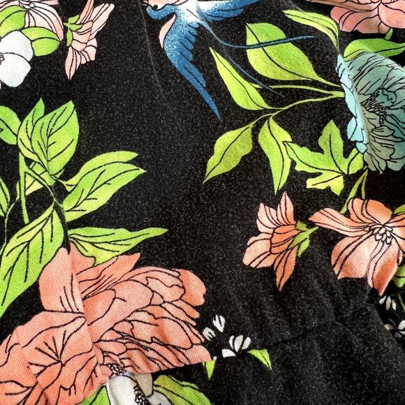 Torrid "Love" Floral Bird Print Halter High Low Dress Women's 5x | Torrid size 5 - Picture 4 of 12